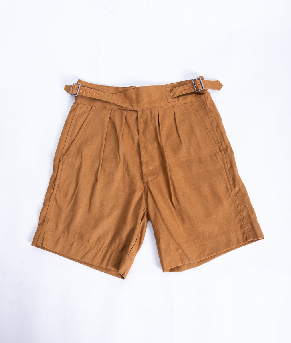 Linen Shorts Gurkha Shorts Tapered Leg Shorts Summer Cotton