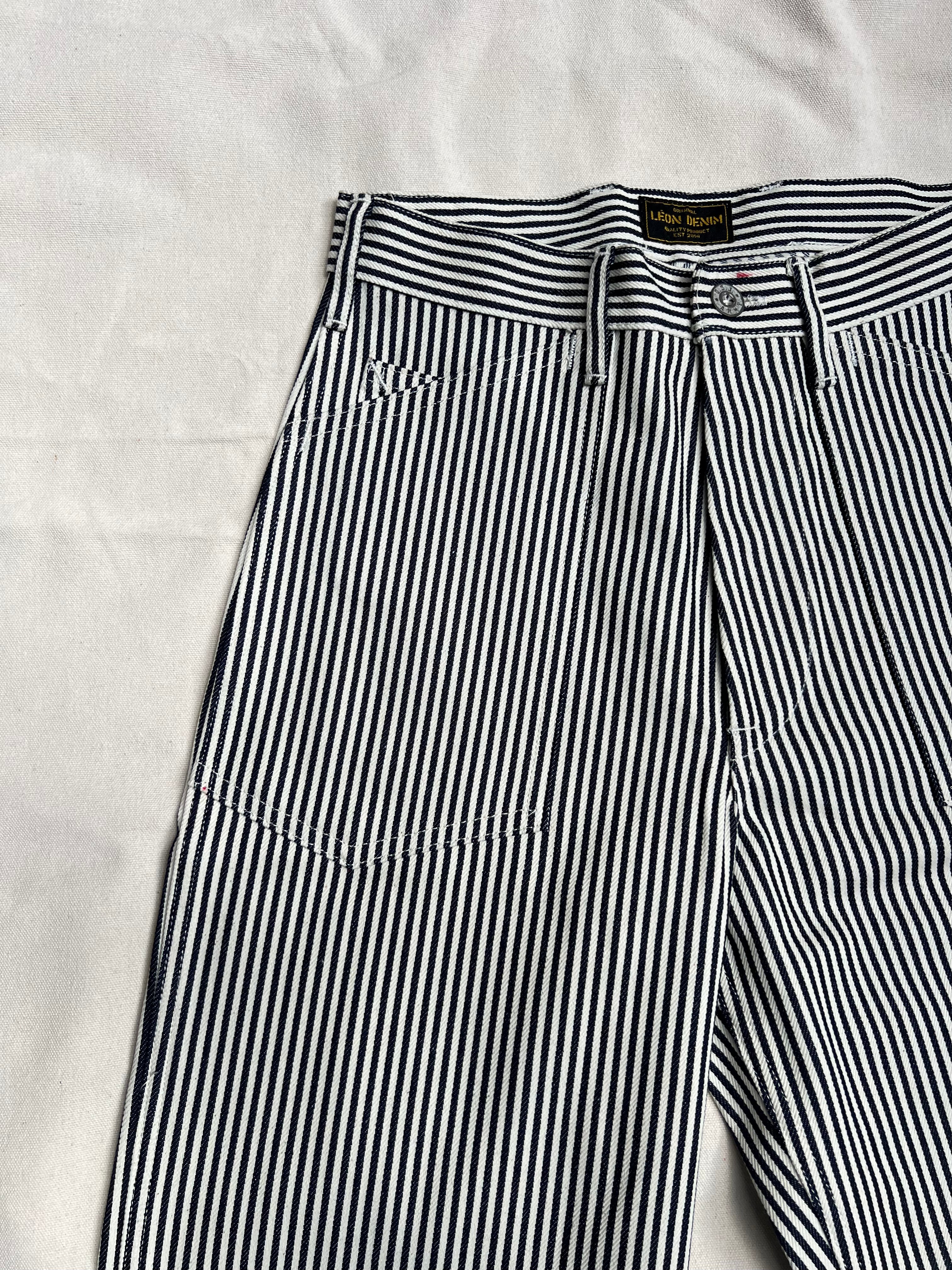 LD 1937 Army Work Pants Hickory Stripes