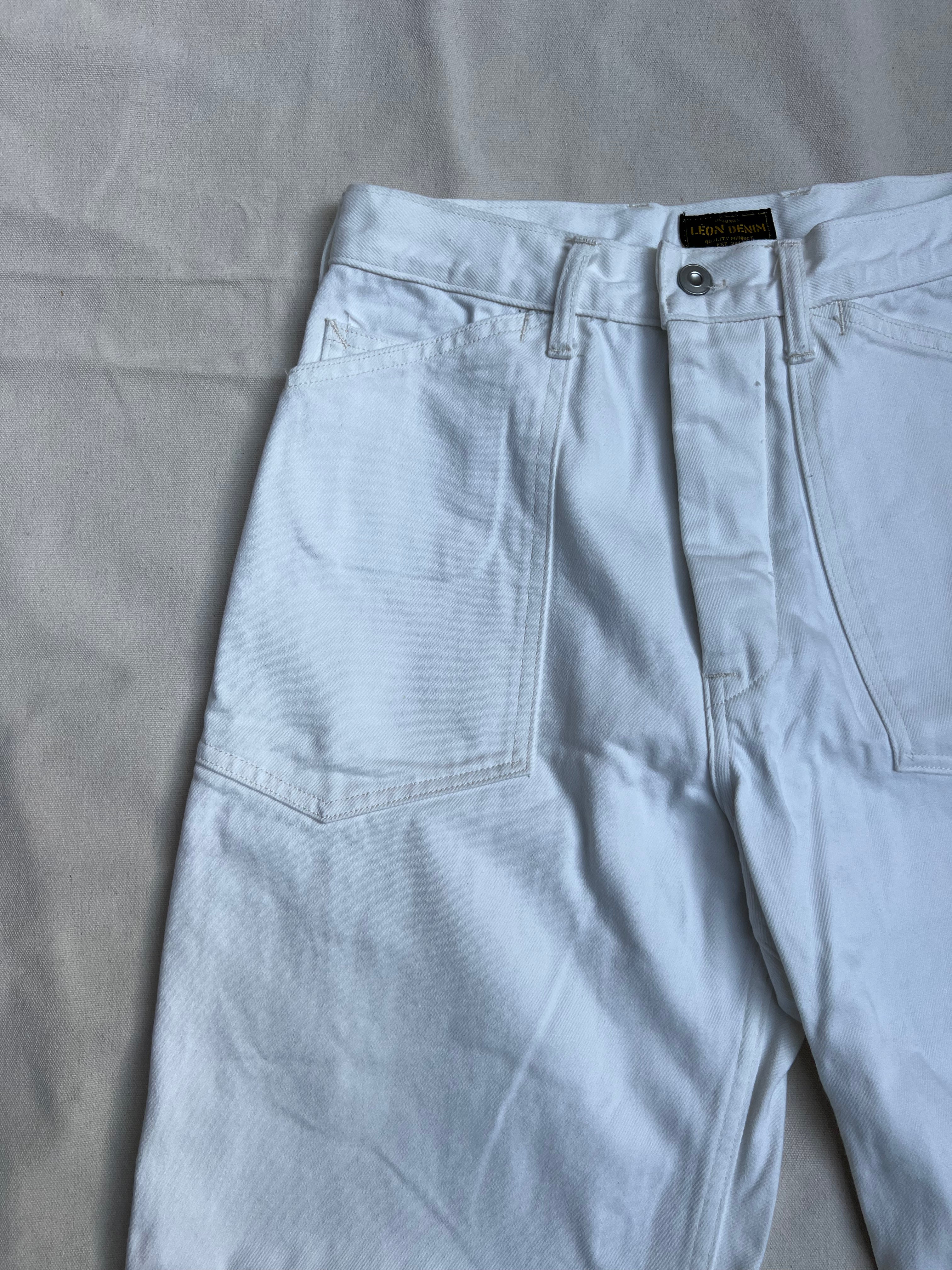 LD 1937 Army Work Pants White