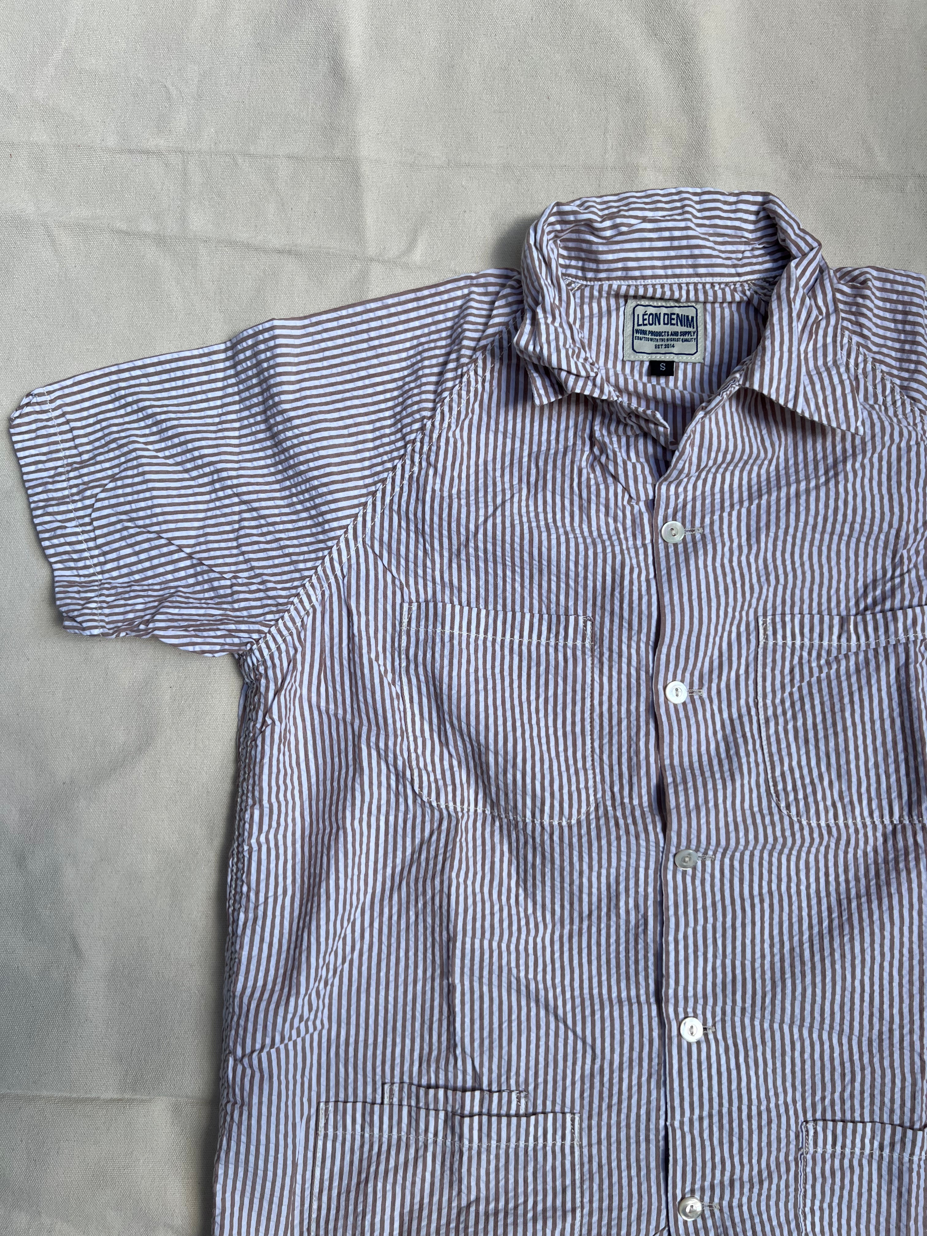 LD x Tropa Easy Joe Seersucker Brown