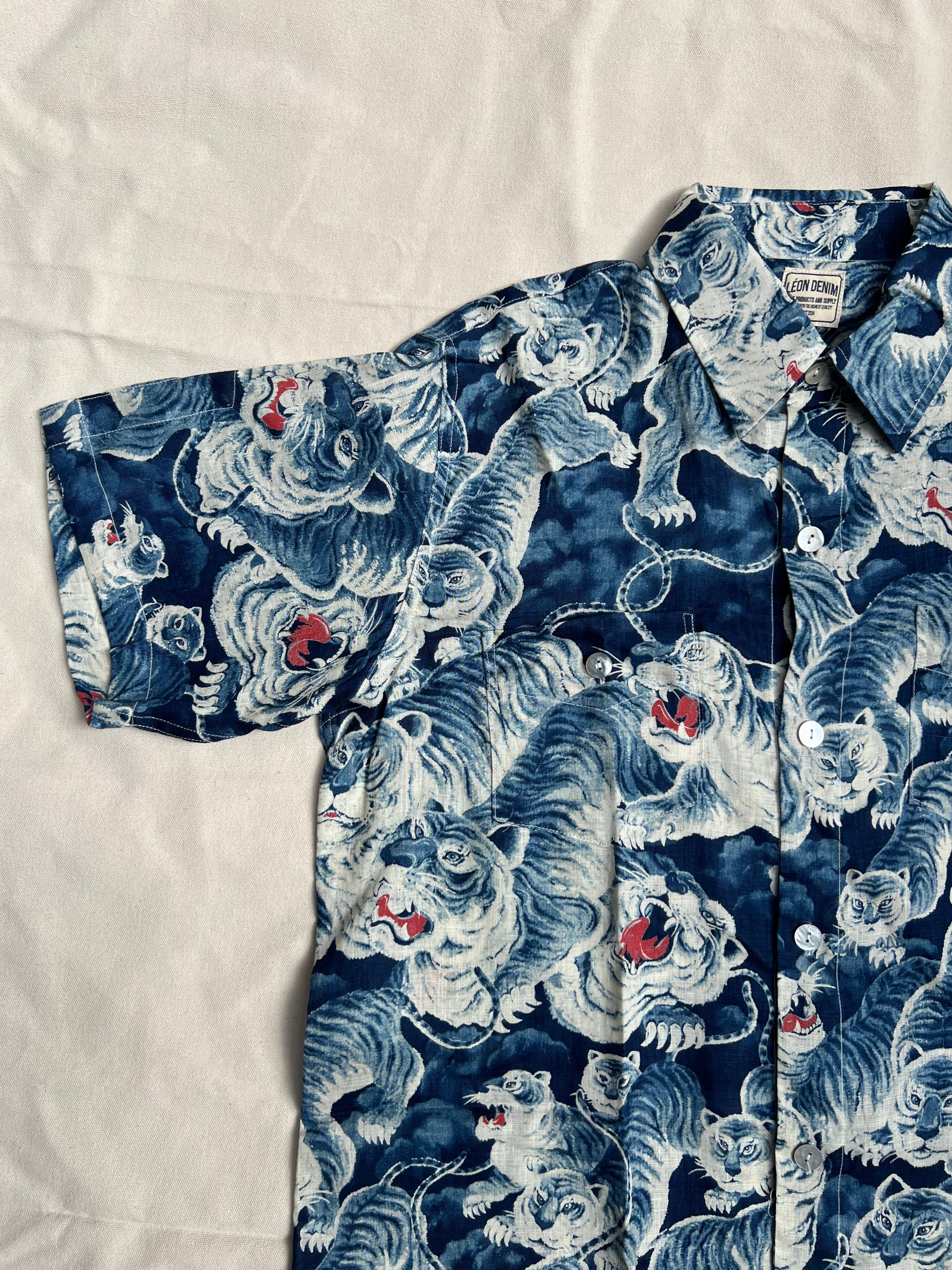 LD Summer Shirt Tiger Linen