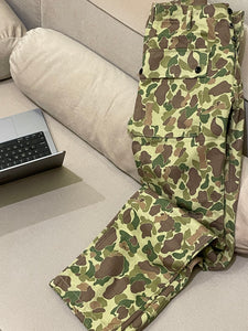 LD P44 Monkey Pants in Camouflage HBT