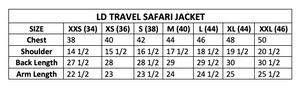 LD Safari Jacket in 7.4 oz. Linen/Cotton Blend Desert Khaki