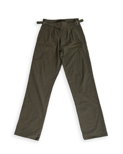 LD Gurkha Pants in Hunter Green Seersucker