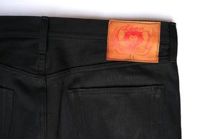 LD001XX 14 oz. Slim Black-on-Black Jeans