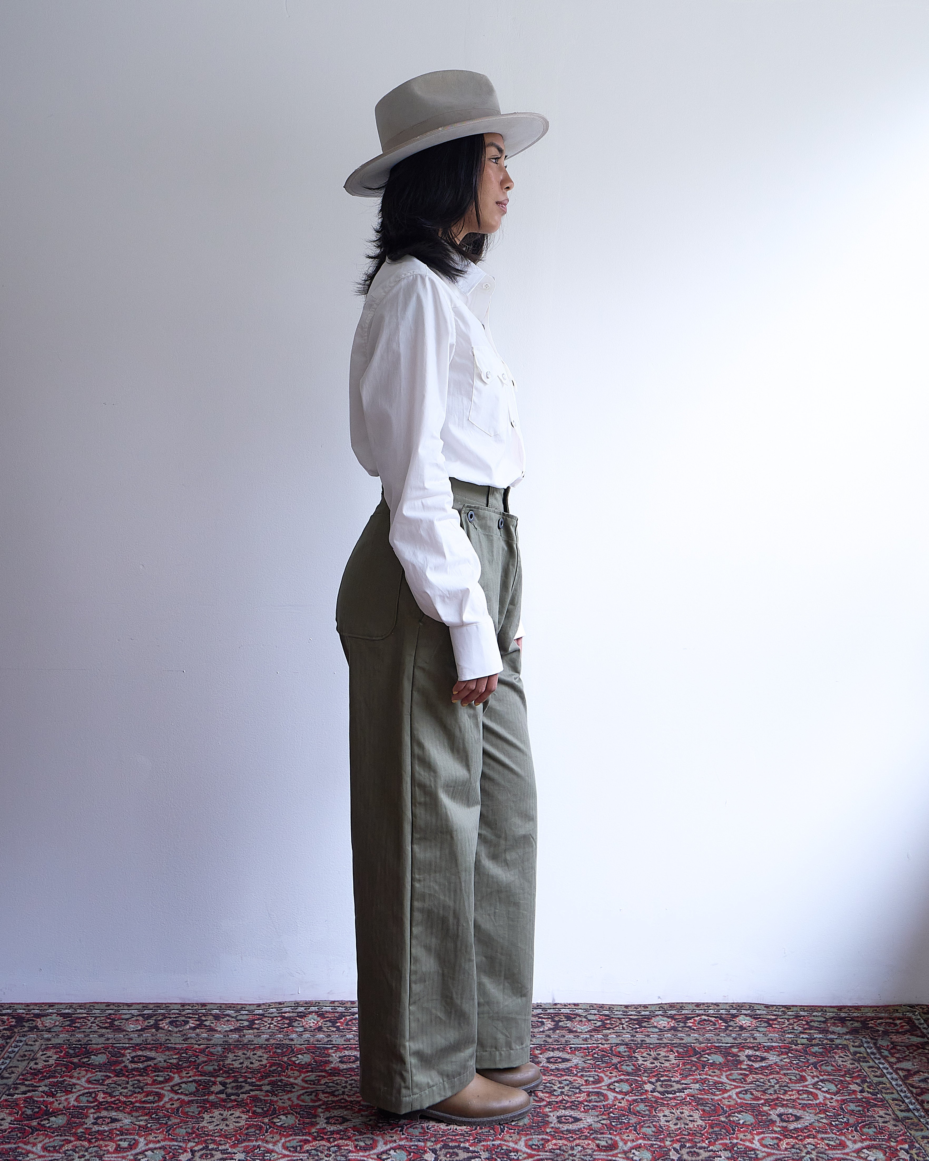 LD Cracker Jack Trousers Olive HBT