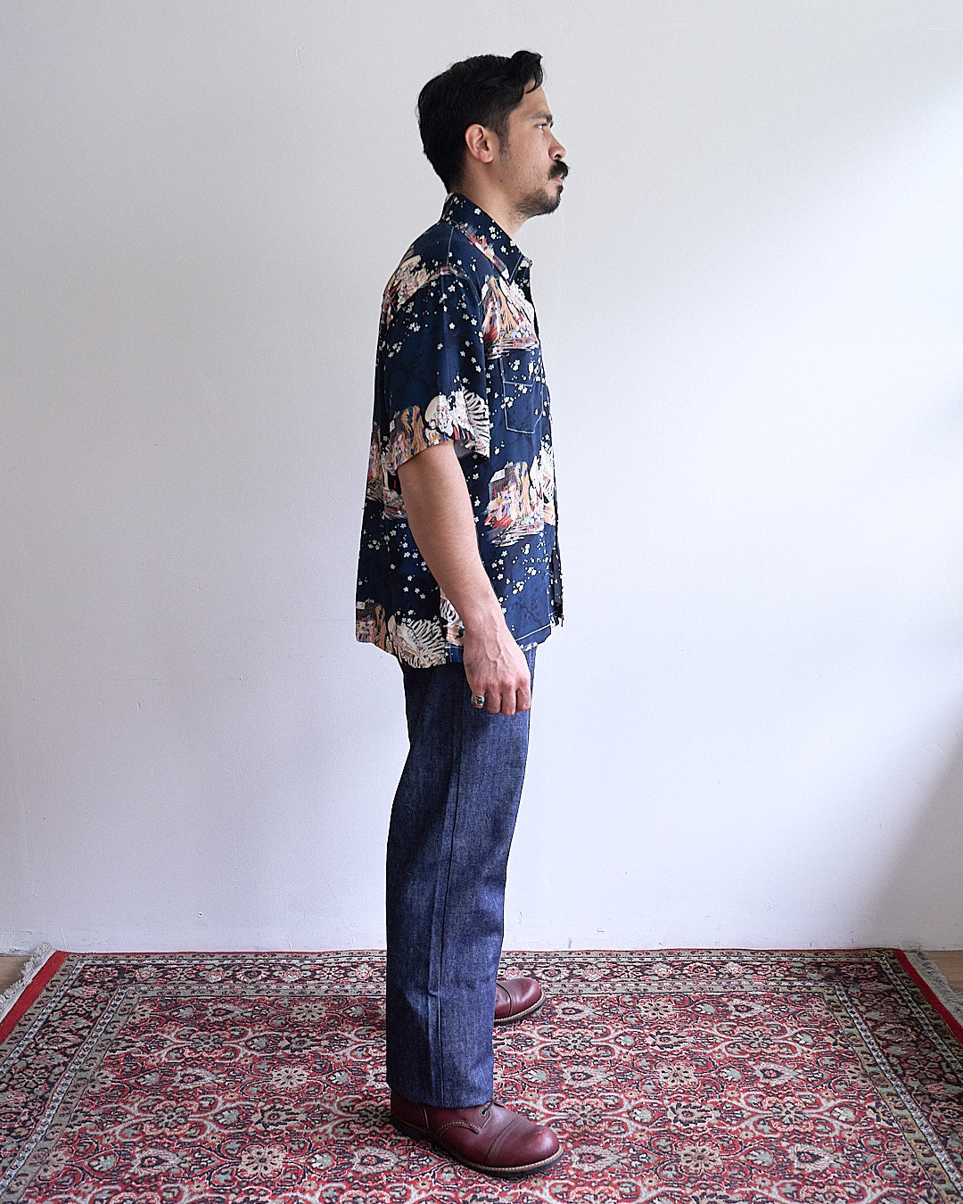 LD Summer Polo Midnight Blue with Skeleton Motif