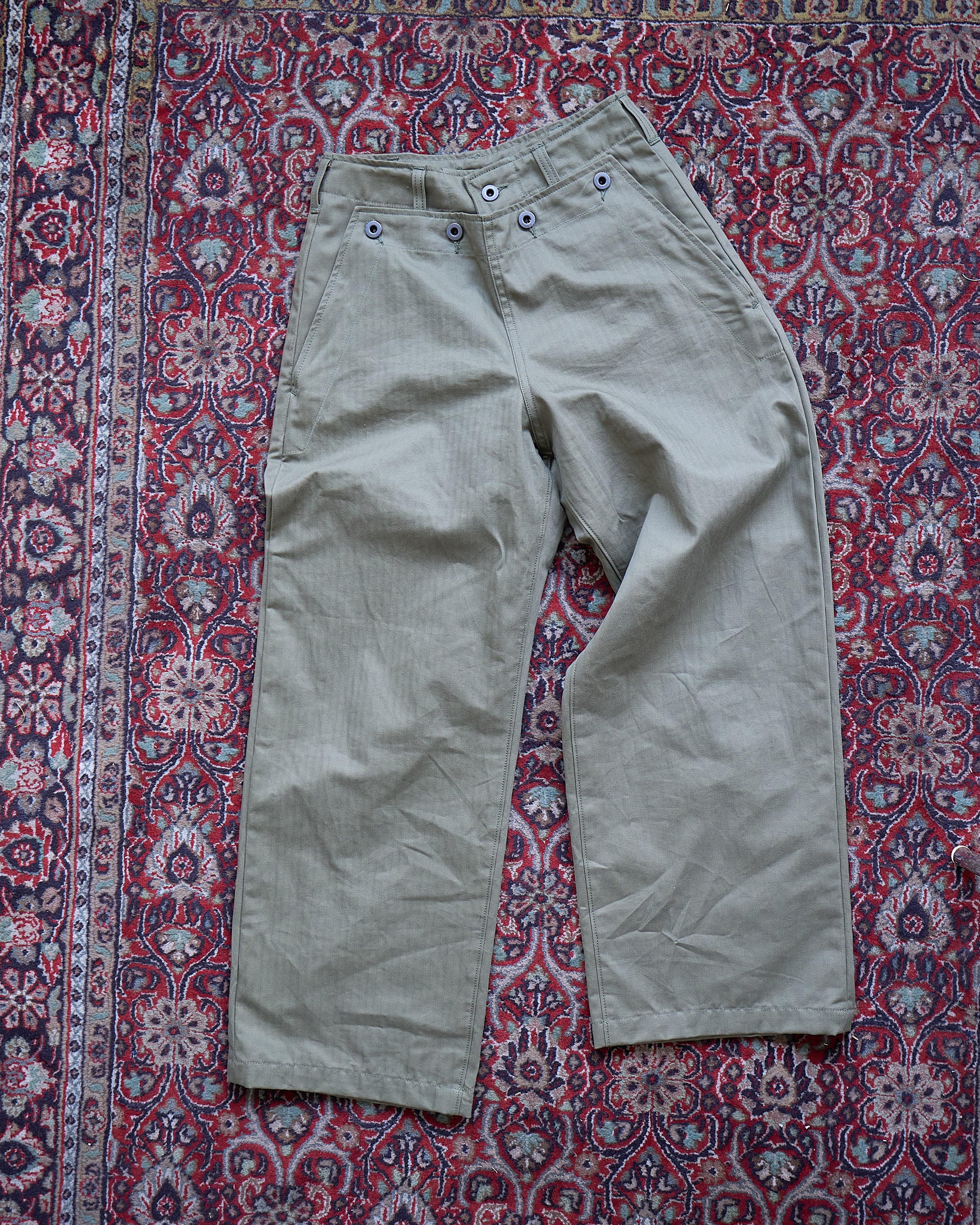 LD Cracker Jack Trousers Olive HBT