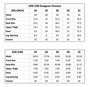 LDW USN Dungaree Trousers