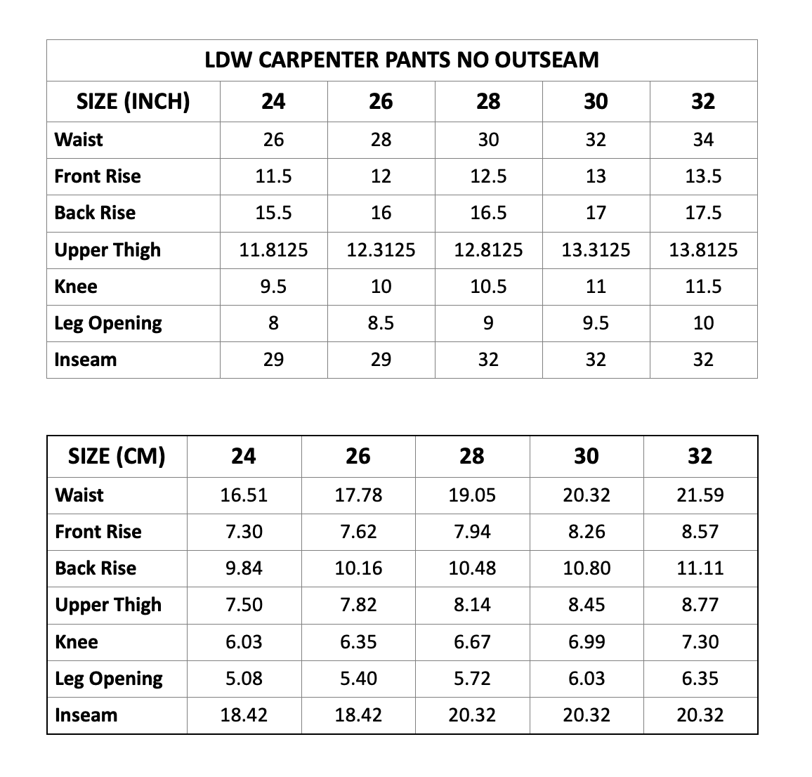 LDW Carpenter Pants