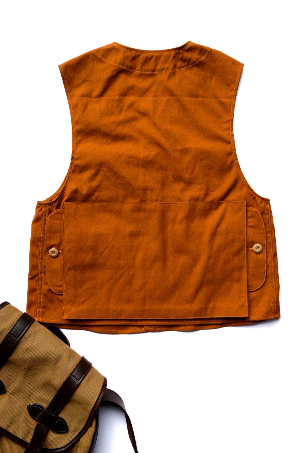 LD Sun Chaser Vest in 10 oz. Russet Japanese Duck Canvas
