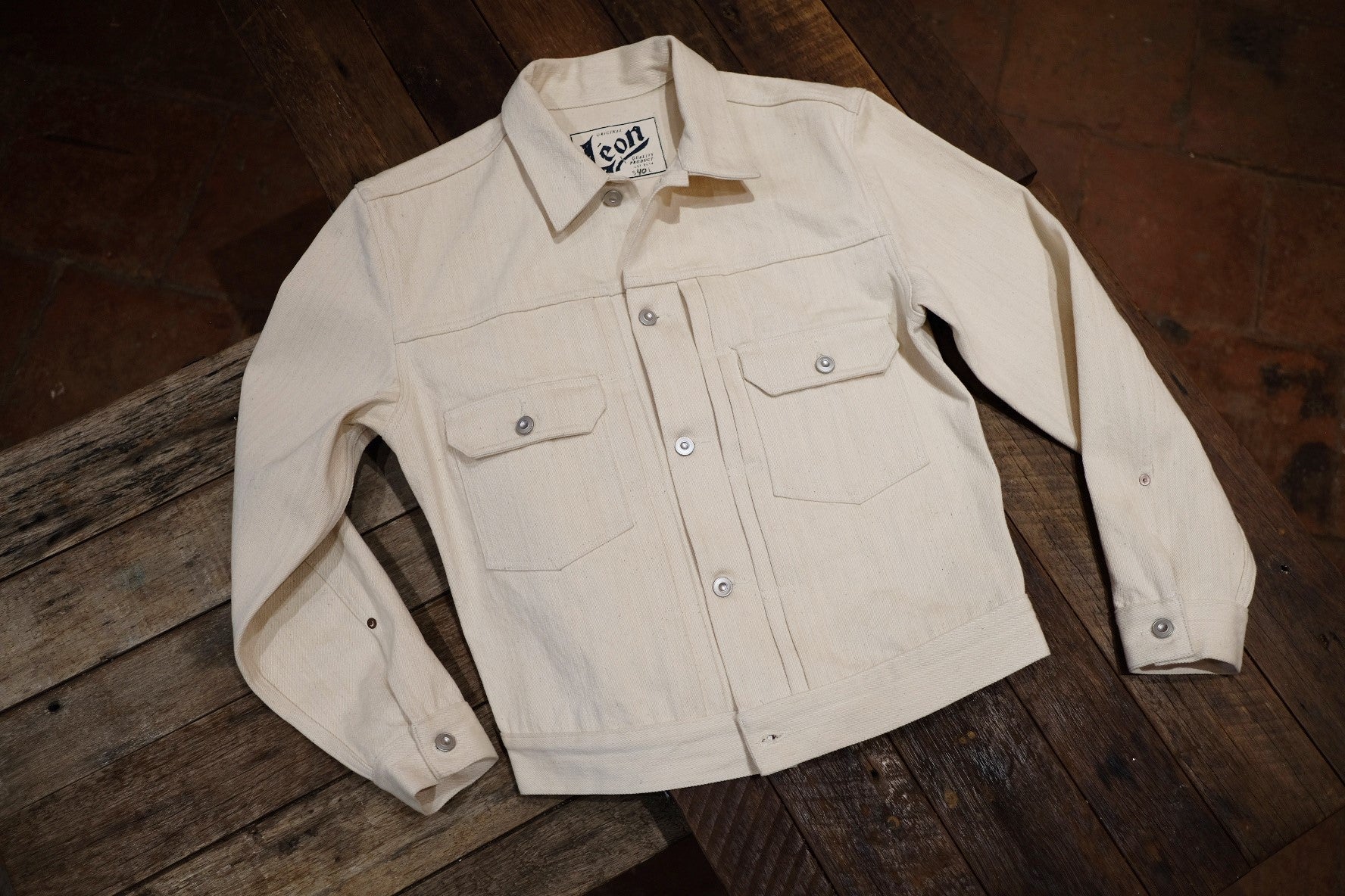 LD Type 2 Jacket in 16 oz. Natural Twill