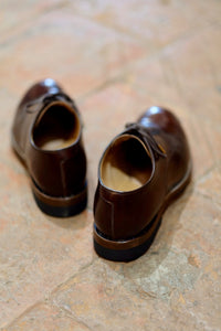 Signup Now CLOSED: Ltd MTO  Léon x Brother Bridge Tokyo Plain Toe Derby Shoes in Burgundy Shinki Shell Cordovan